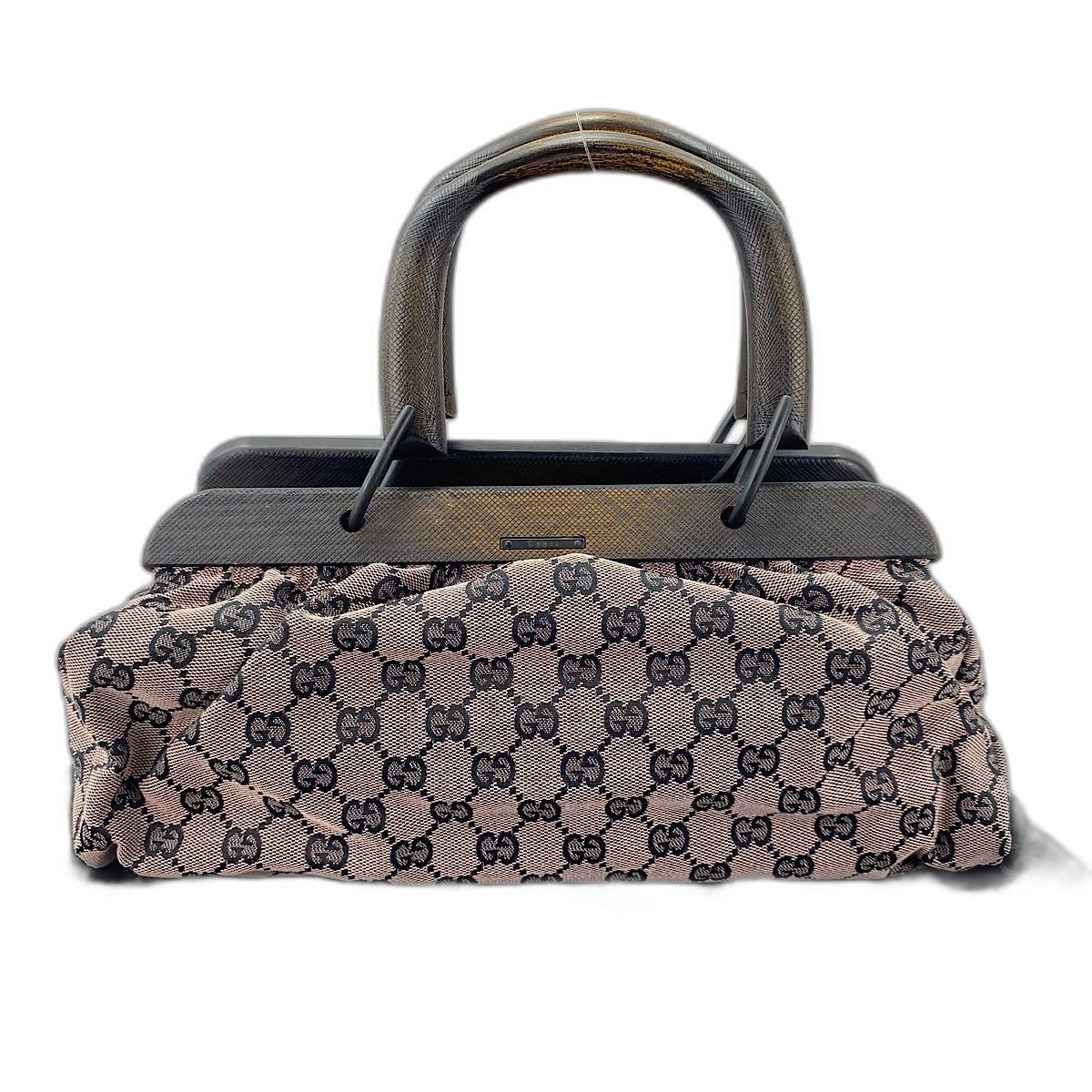 GUCCI グッチ ハンドバッグ ウッドハンドル【中古】