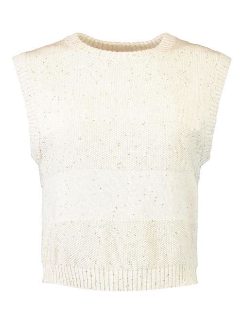 BRUNELLO CUCINELLI ストライプコットントップス 送料無料