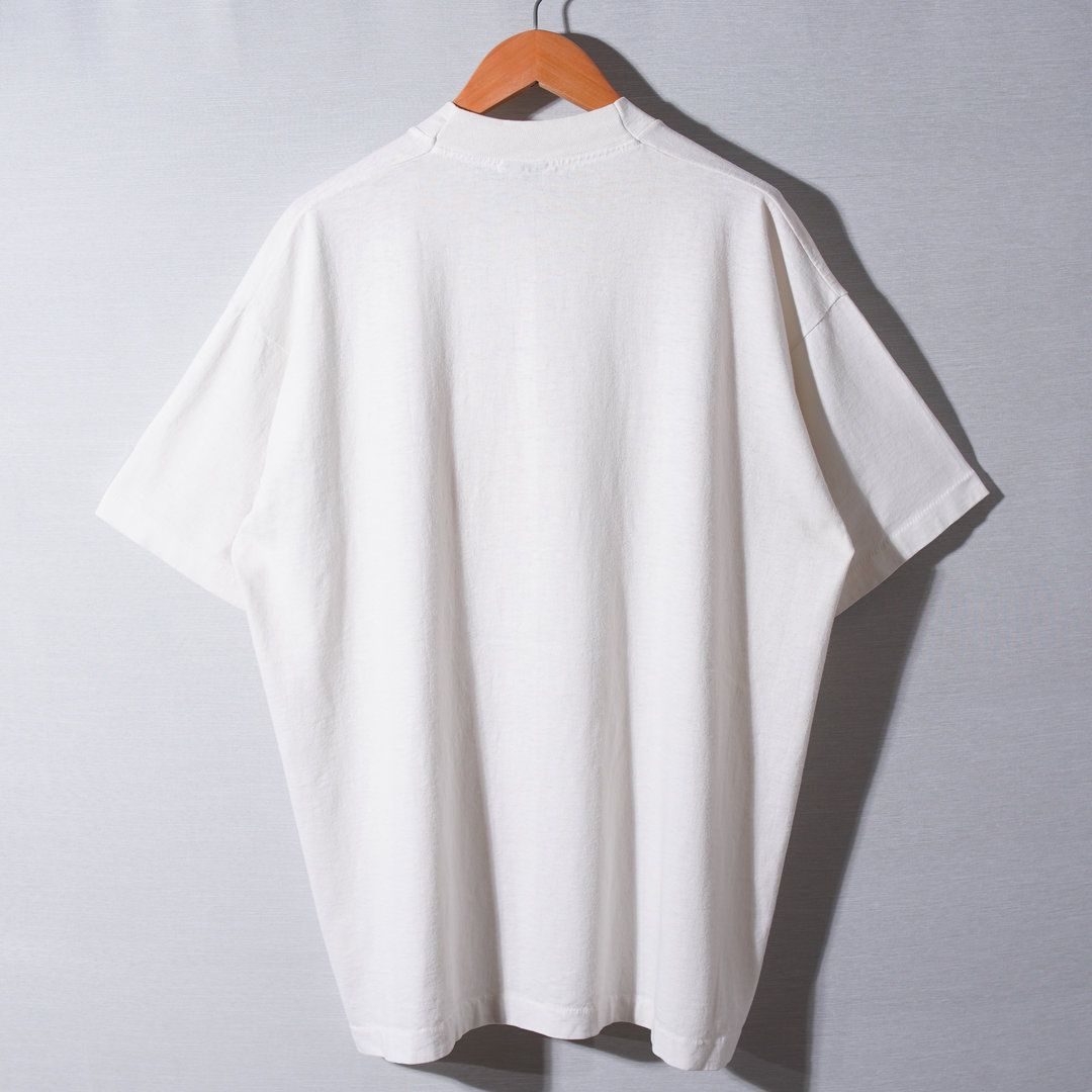 90s USA製 ナイキ NIIKE Tシャツ XL 刺繍 アイボリー ヴィンテージ