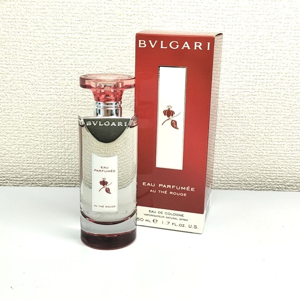 BVLGARI 】R 5 A-5 50ml ほぼ満タン EAU PARFUMEE AU THE ROUGE