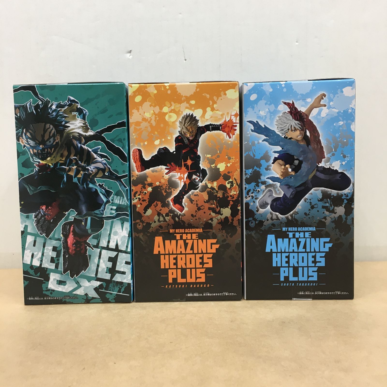 未開封 ヒロアカ THE AMAZING HEROES シリーズ フィギュア 3種セット