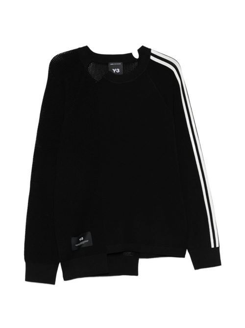 Y-3 ロゴコットンスウェットシャツ 送料無料