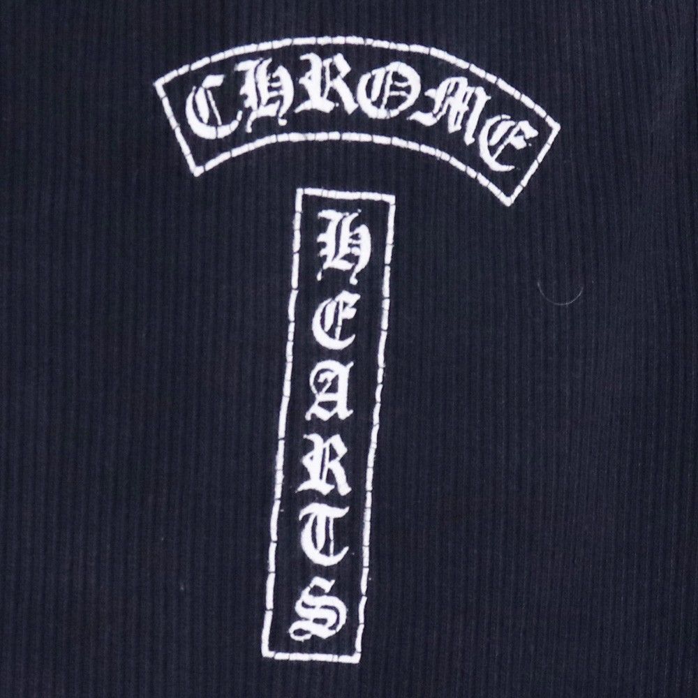 CHROME HEARTS オールド Tバー クロス タンクトップ Lサイズ ブラック