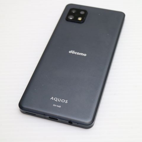 美品 SH-54B AQUOS sense6 ブラック スマホ 白ロム 本体 即日発送 土日