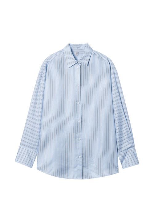TOTEME STRIPED SILK SHIRT 送料無料