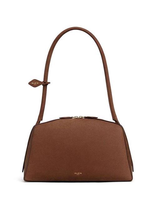 ALAÏA LE BOULEDOGUE NABUK レザー ショルダーバッグ 送料無料