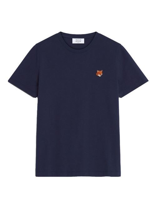 MAISON KITSUNE' FOX HEAD コットン Tシャツ 送料無料