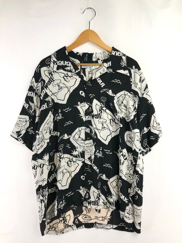 【中古品】 SUN SURF サンサーフ SHOWING HAWAIIAN ISLAND RAYON HAWAIIAN SHIRT SS39012 レーヨン ハワイアン シャツ トップス 【145-260716-rt-12-tagh】