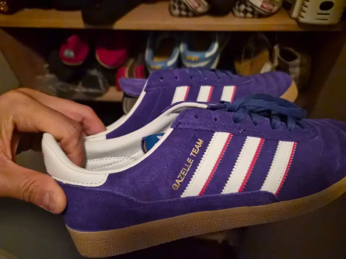 (新品) adidas アディダス ガゼル チーム パープル スニーカー 出品