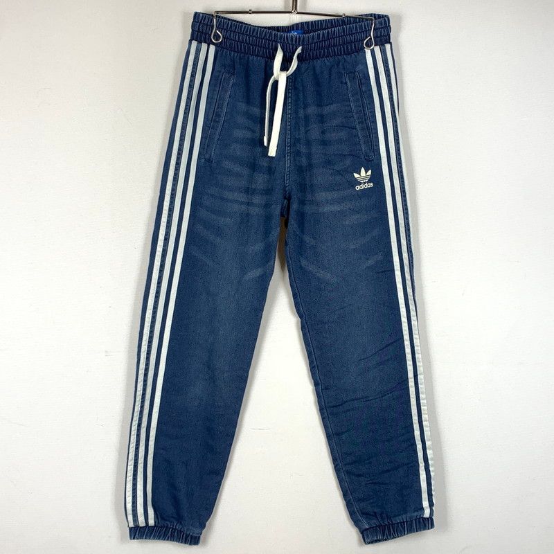 【中古品】 ADIDAS アディダス FRENCH TERRY DENIM AJ7732 フレンチ テリー デニム ボトムス スウェット パンツ 【159-260716-sa-01-tei】