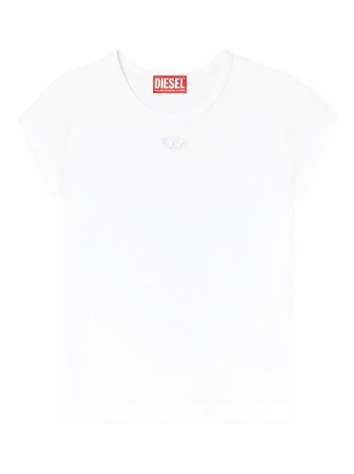DIESEL ロゴ コットン Tシャツ 送料無料