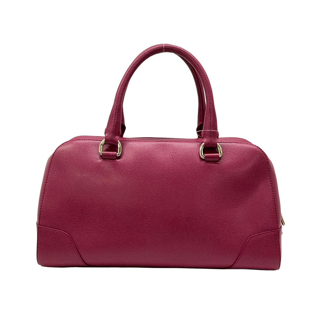 FURLA(フルラ) ハンドバッグ美品 - ボルドー レザー - メルカリ