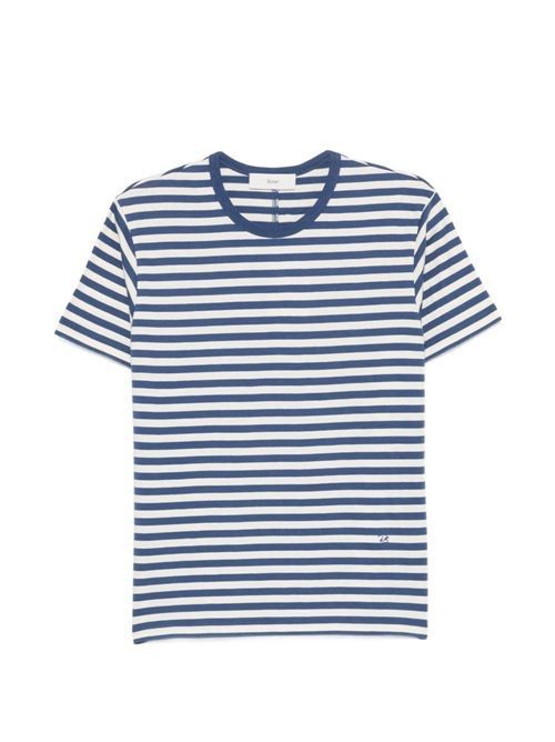DUNST ストライプコットンTシャツ 送料無料