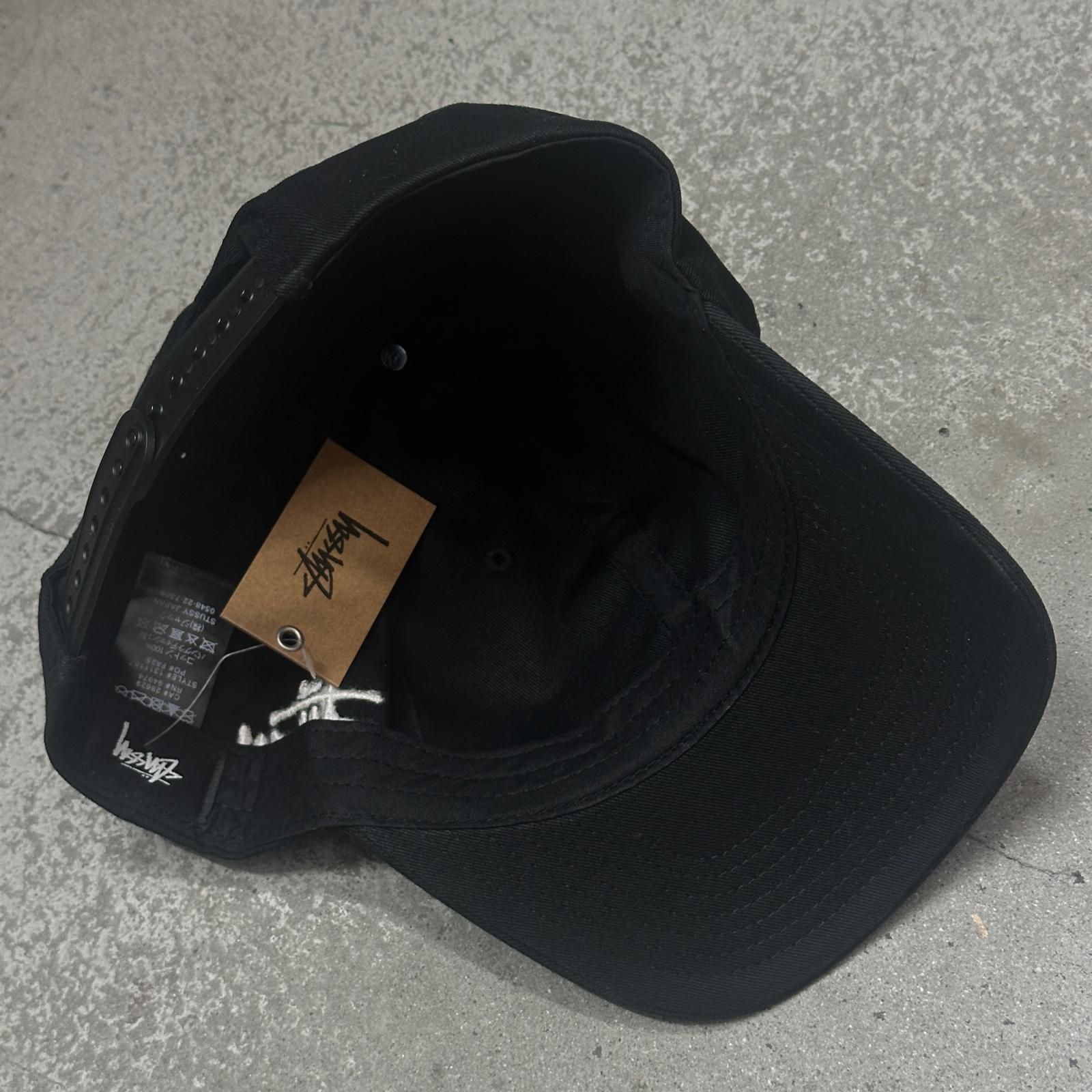 未使用 STUSSY 25AW MD CHENILLE S CAP パイルワッペンキャップ 帽子