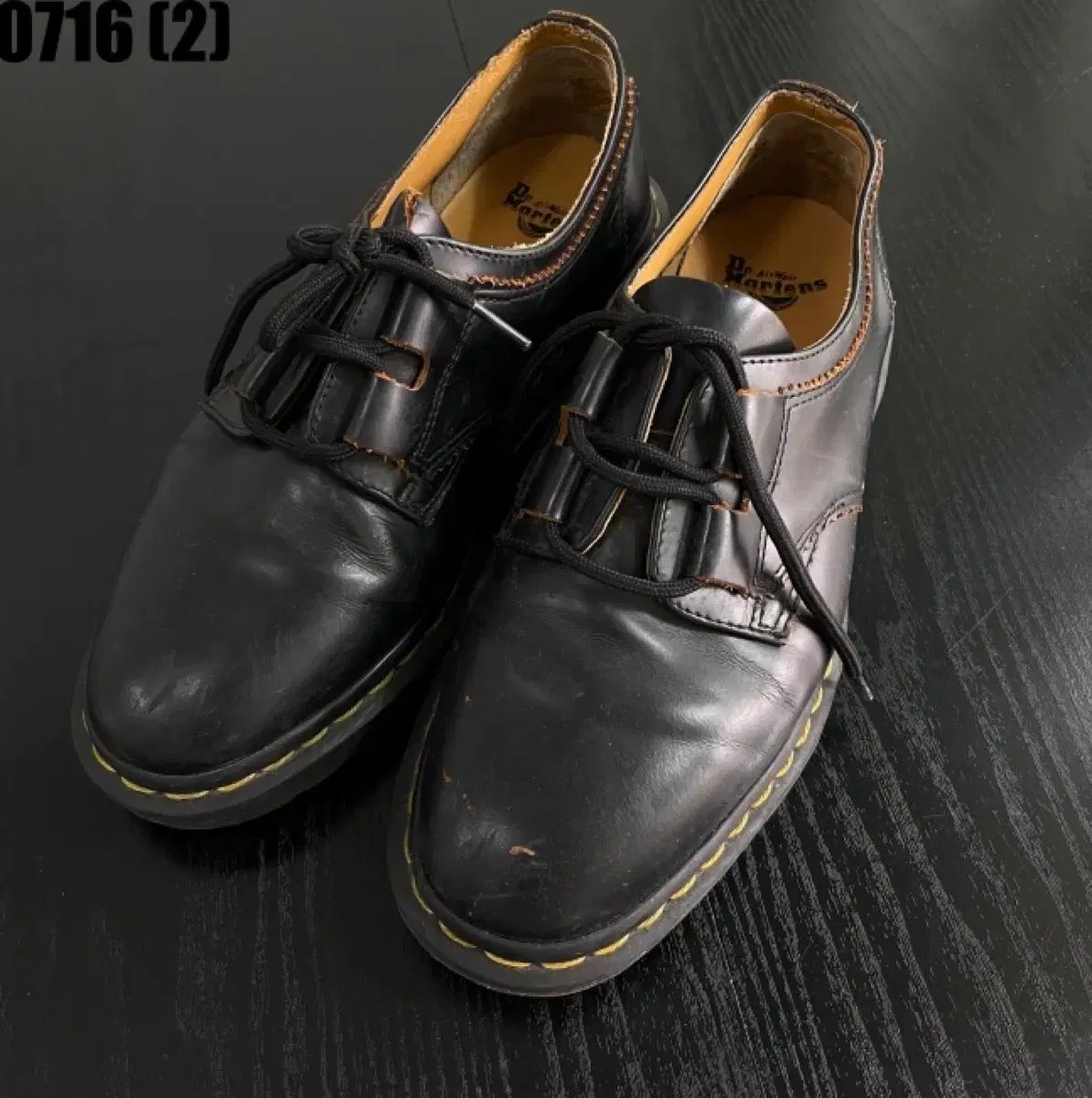 DR. MARTENS ドクターマーチン ブラック シュー us8