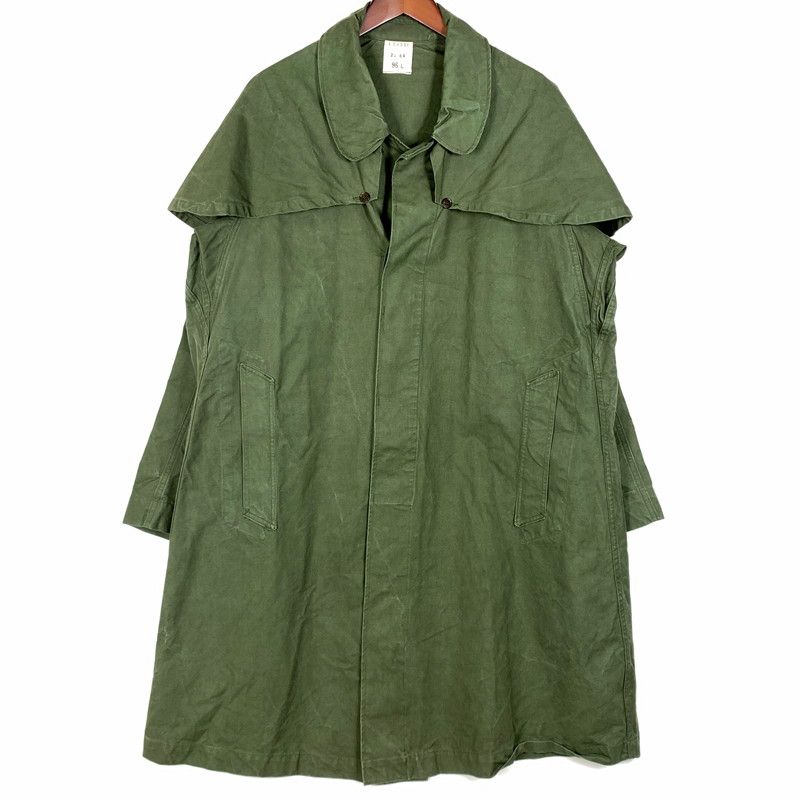 【現状渡し品】 L.CASSI エル カッシ 60's VINTAGE FROCK COAT FRENCH MILITARY 60年代 ヴィンテージ フロック コート フランス ミリタリー アウター 【145-260716-sa-06-tei】