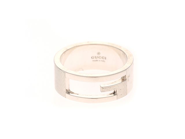 GUCCI グッチ ブランデッドGR/SV/8.1g/#16 リング・指輪 シルバー925 SV925 シルバー ユニセックス【中古】433