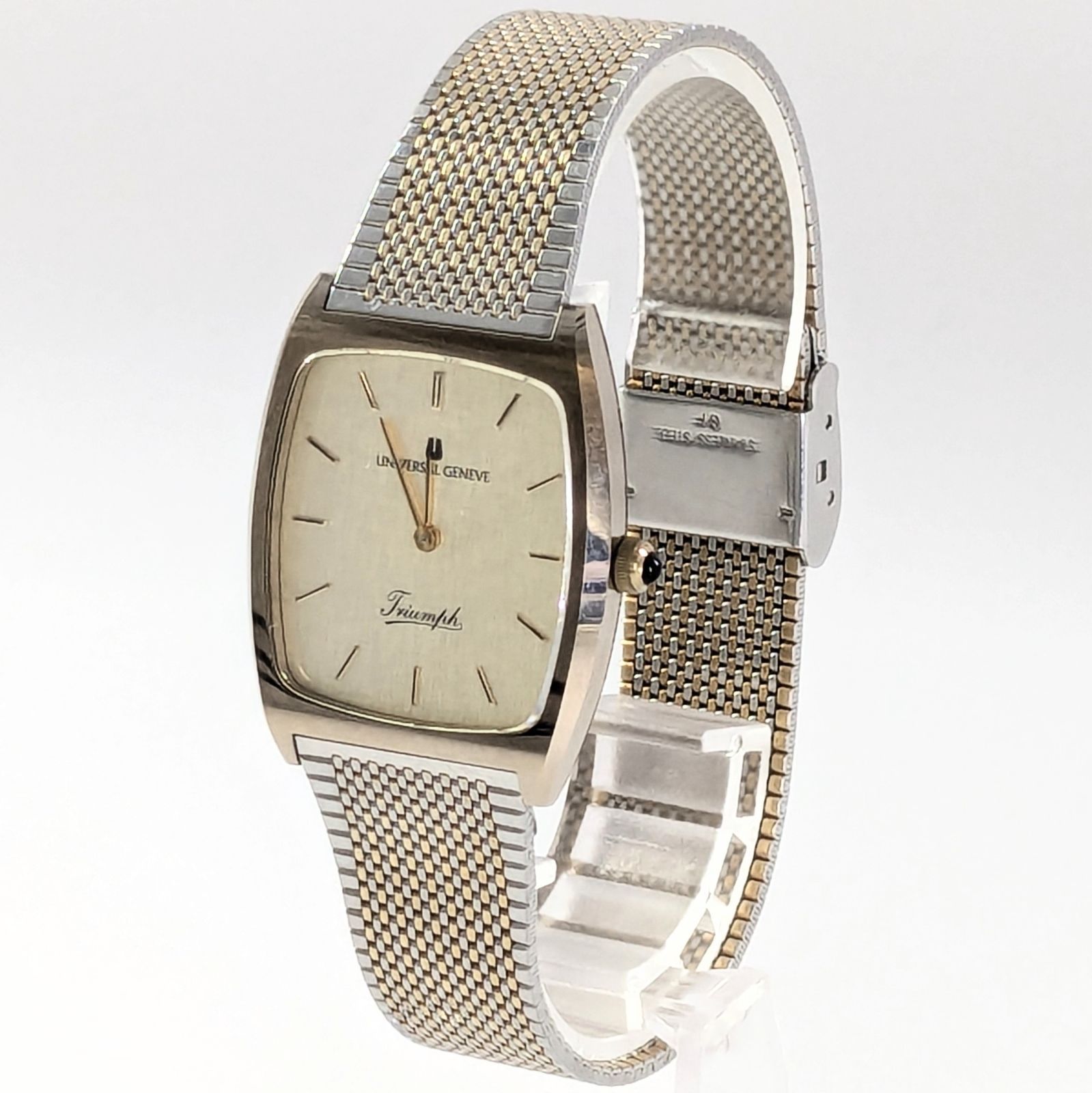 Universal Geneve ユニバーサル ジュネーブ 243301 QZ/SS ゴールド文字