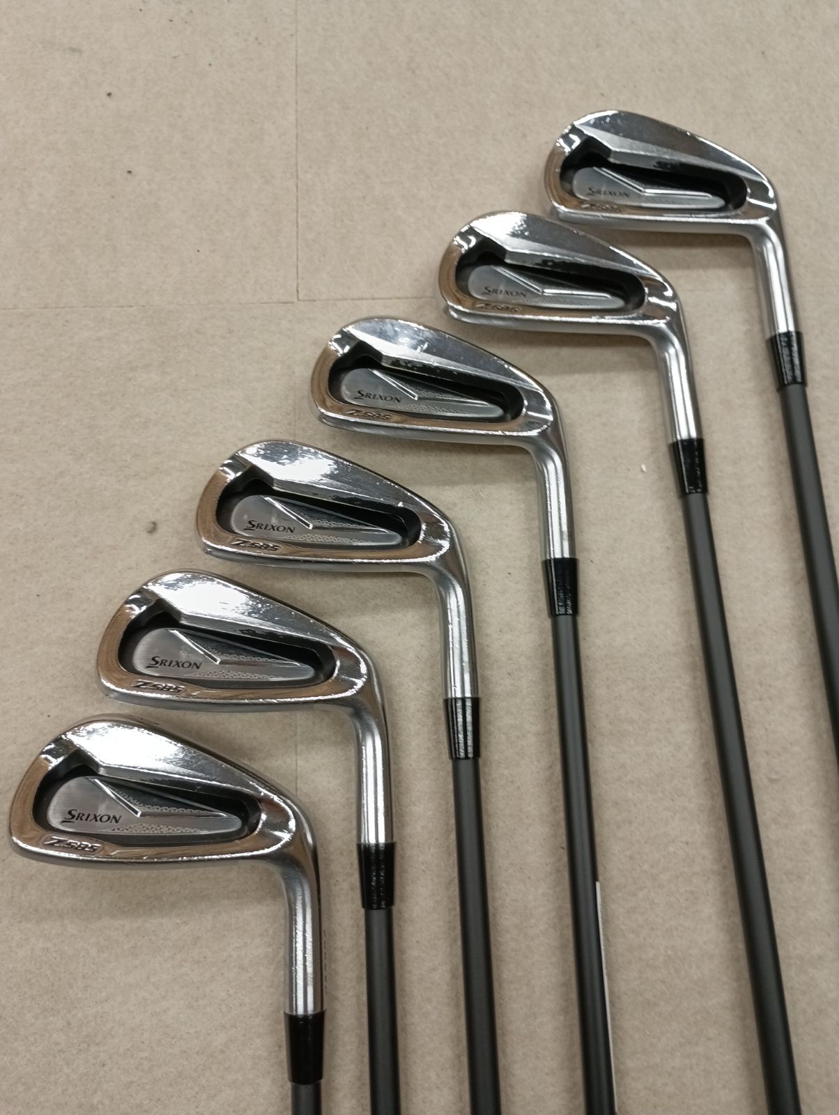 （中古アイアン）スリクソン Z585 5-Pセット シャフト：フジクラ トラビル105（S）