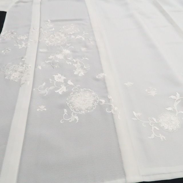新品・夏訪問着】絽 総刺繍 夏着物 仕付け糸付 正絹 トールサイズ