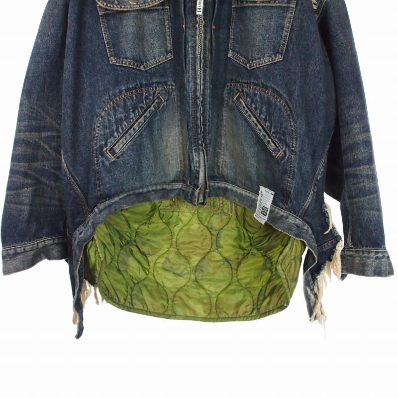 ミハラヤスヒロ MIHARA YASUHIRO 25AW DOUBLE LAYERED DENIM JACKET