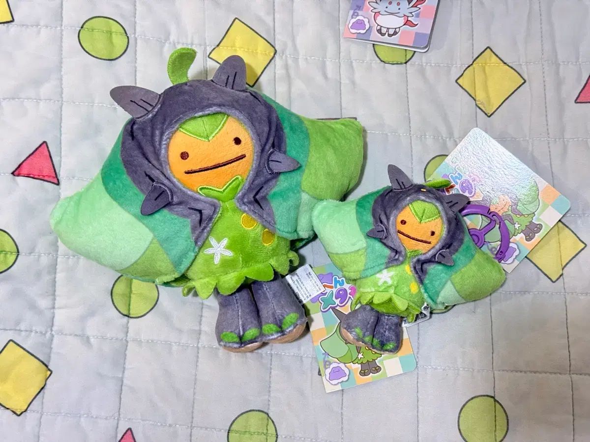 ポケモンセンター 変身 メタモン オーガポン マスコット キーホルダー + ぬいぐるみ