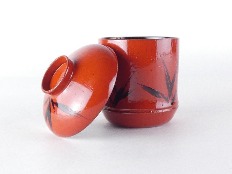 北村葵春「朱塗竹節形 小吸物椀」5客 共箱 保証品 茶道具 (B-2) - メルカリ
