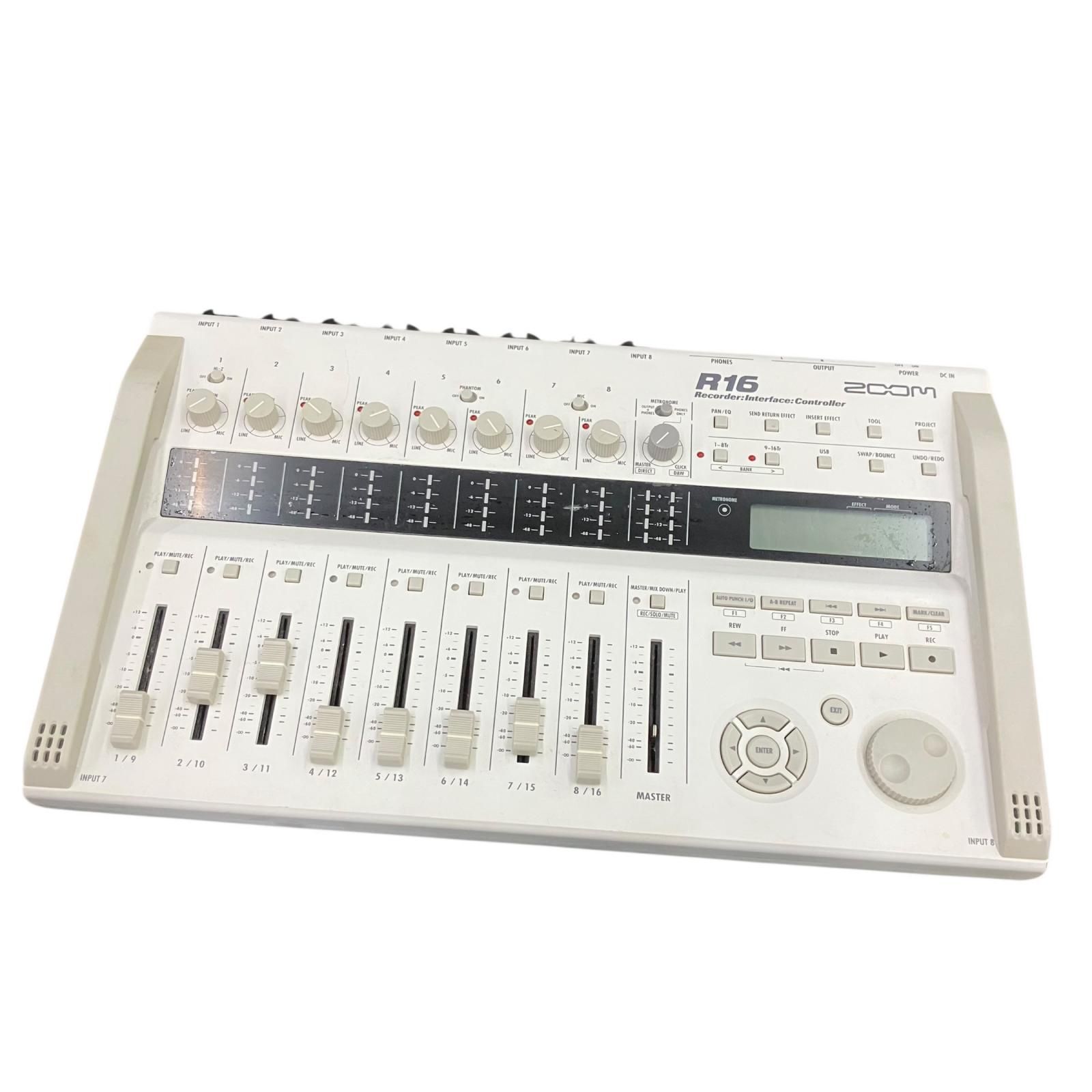 199990 通電確認のみ ZOOM ズーム マルチトラックレコーダー R16 ホワイト