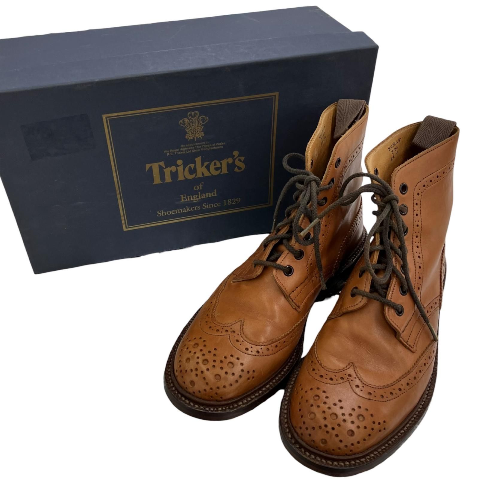 186001 現状品 Tricker's トリッカーズ カントリーブーツ 26cm メンズ