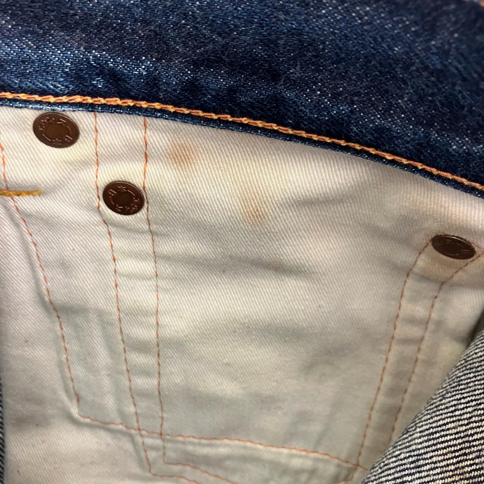 186004 現状品 EVISU エヴィス ビッグカモメ 大黒 デニムパンツ 36×35