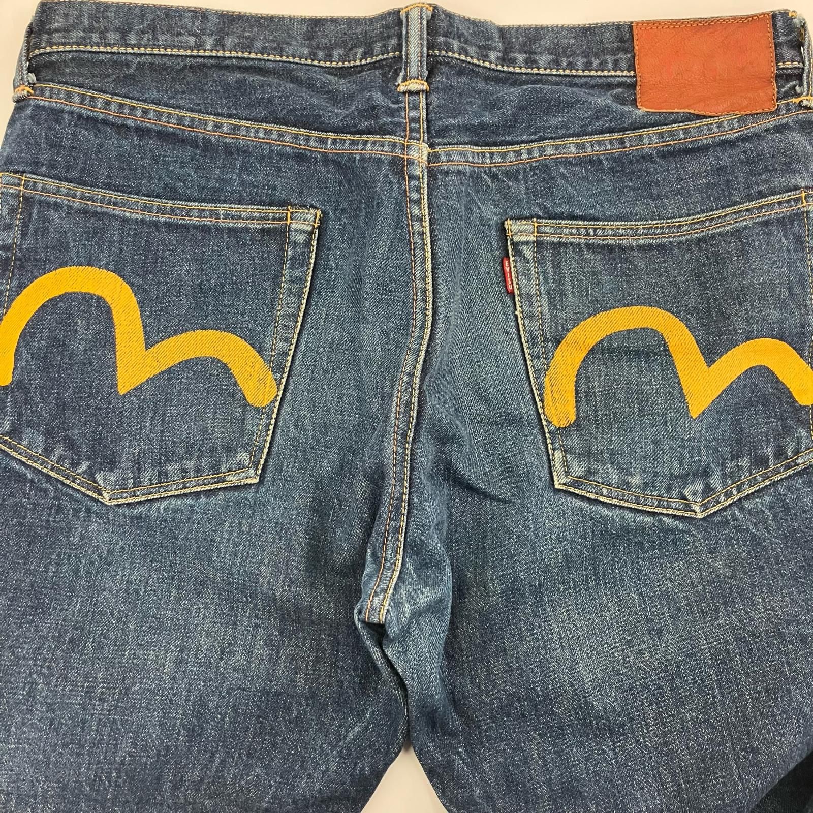 186000 現状品 EVISU エヴィス カモメ デニムパンツ 36×34 - メルカリ