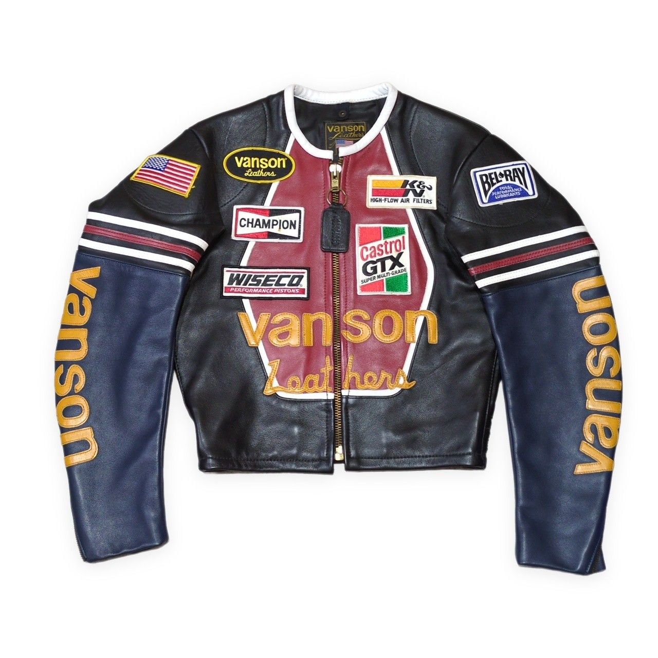 VANSON バンソン STAR LEATHER JACKET シングルレザーライダース