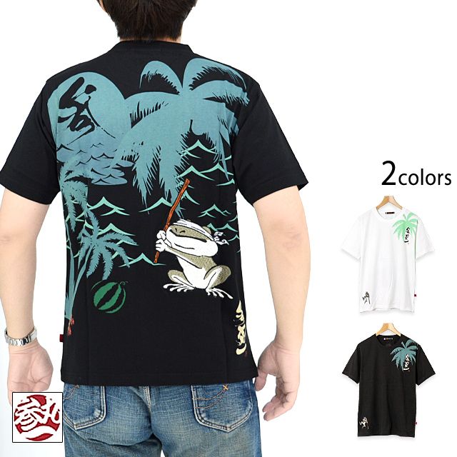 「スイカ割り」半袖Tシャツ◆参丸一