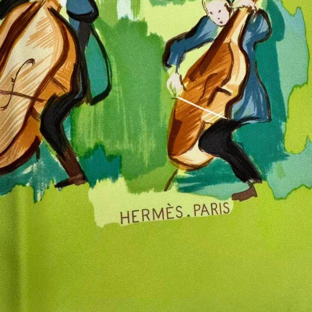 極美品 HERMES エルメス カレ90 シルク スカーフ CONCERTO