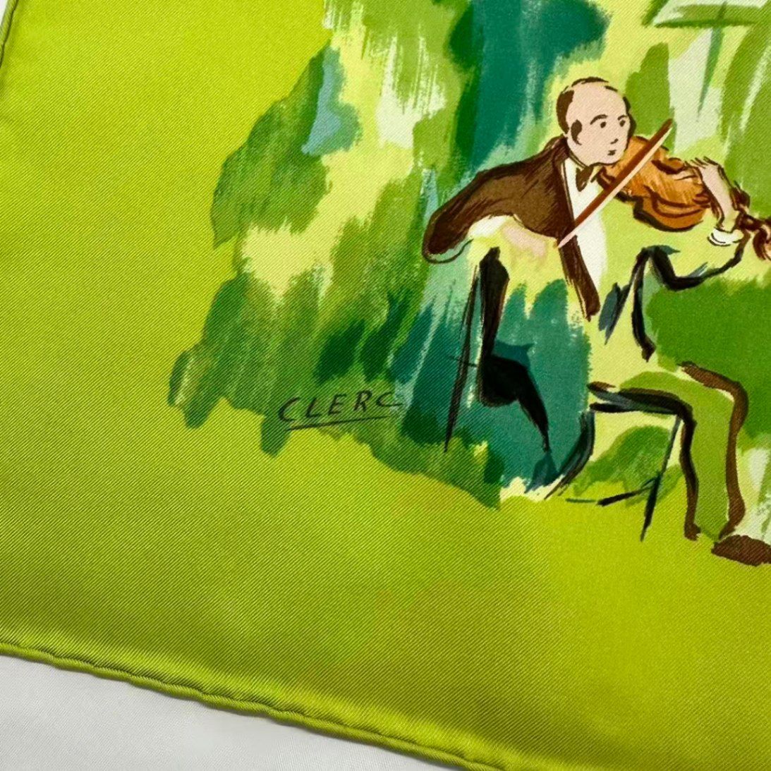 極美品 HERMES エルメス カレ90 シルク スカーフ CONCERTO