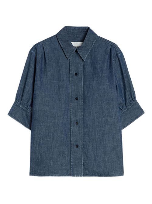 JIL SANDER デニムコットンシャツ 送料無料