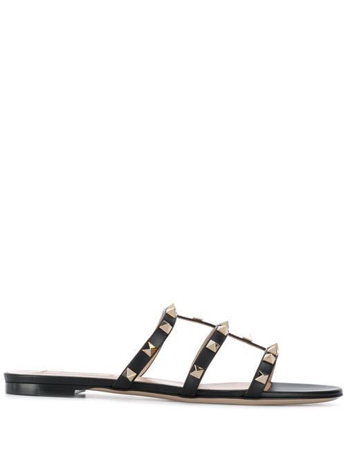 VALENTINO GARAVANI ロックスタッド レザー サンダル 送料無料 69,685円