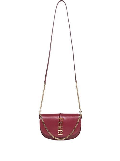 FENDI フェンディグラフィ レザー ミニバッグ 送料無料