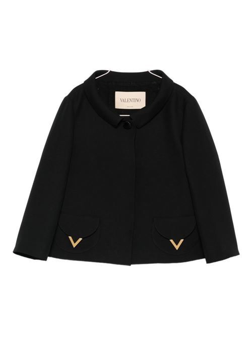 VALENTINO VLOGO シグネチャー ウール アンド シルク ジャケット 送料無料