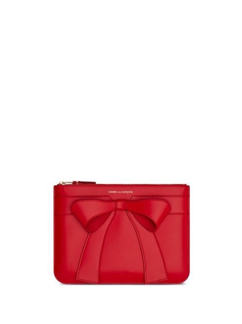 COMME DES GARÇONS レザークレジットカードケース 送料無料