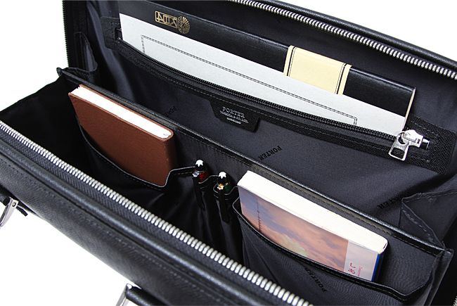 PORTER ポーター アベニュー ブリーフケース 本革 黒 メーカー正規品】ポーター アベニュー ブリーフケース(S) 024-04331