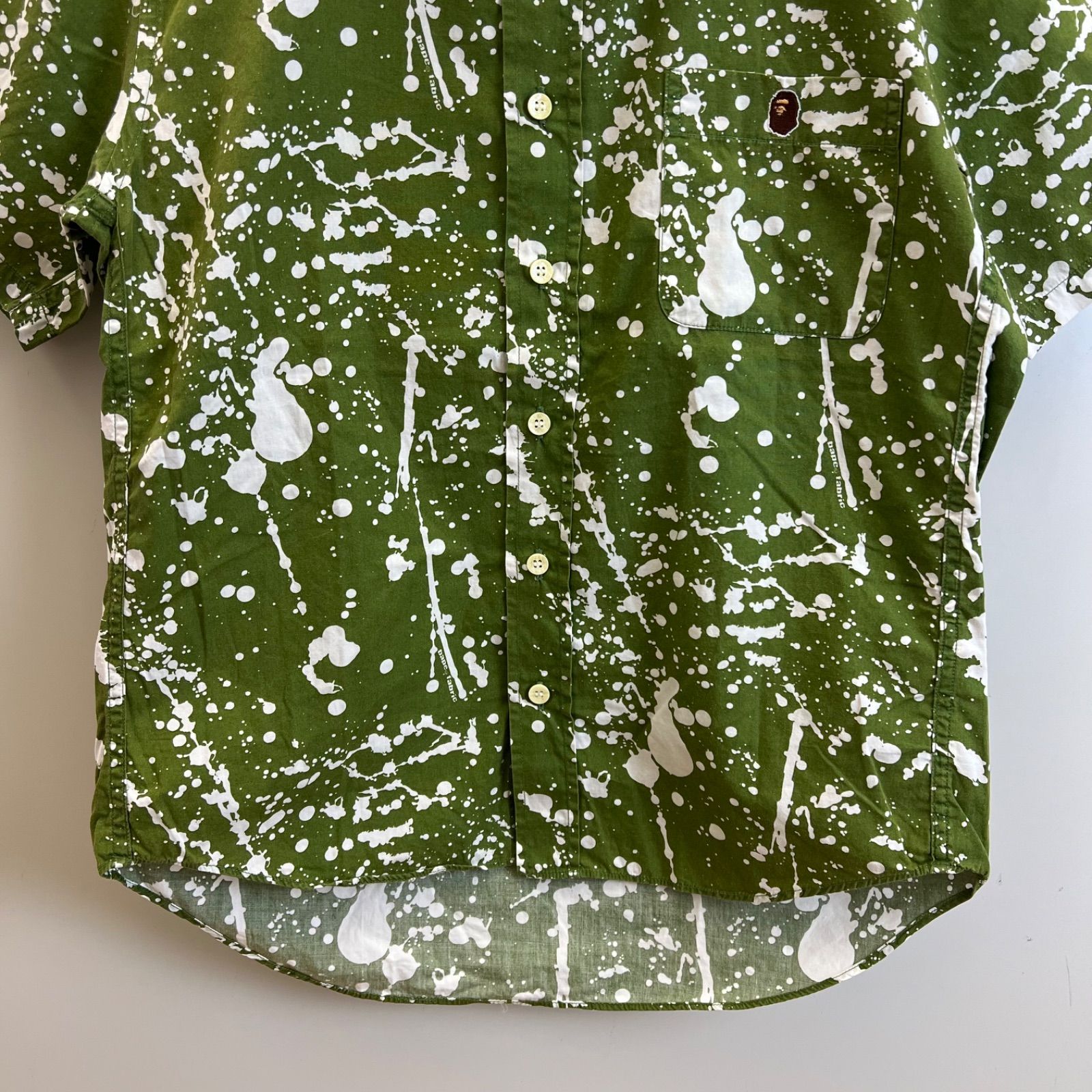 A BATHING APE 00s archive SPLASH S/S shirts XS アベイシングエイプ