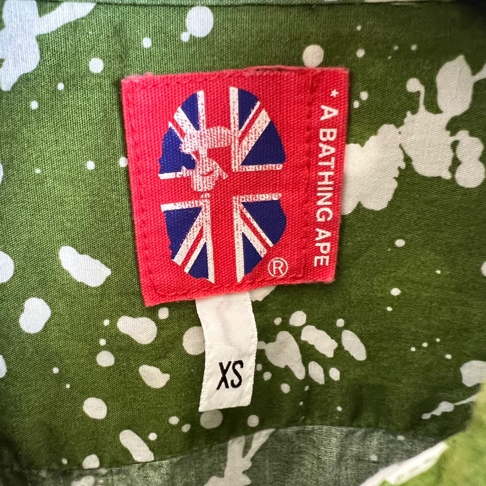 A BATHING APE 00s archive SPLASH S/S shirts XS アベイシングエイプ