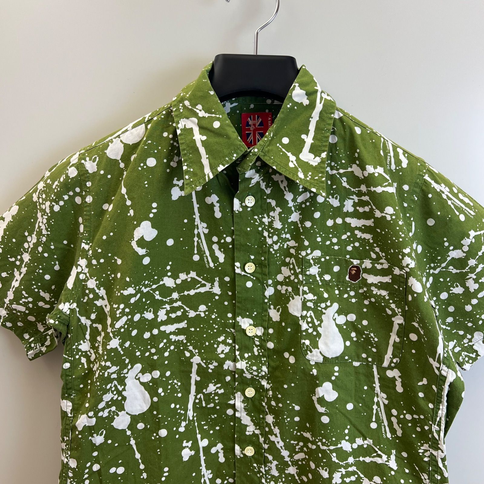 A BATHING APE 00s archive SPLASH S/S shirts XS アベイシングエイプ