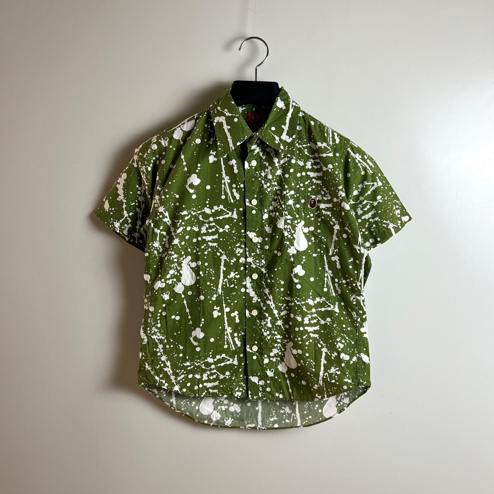 A BATHING APE 00s archive SPLASH S/S shirts XS アベイシングエイプ