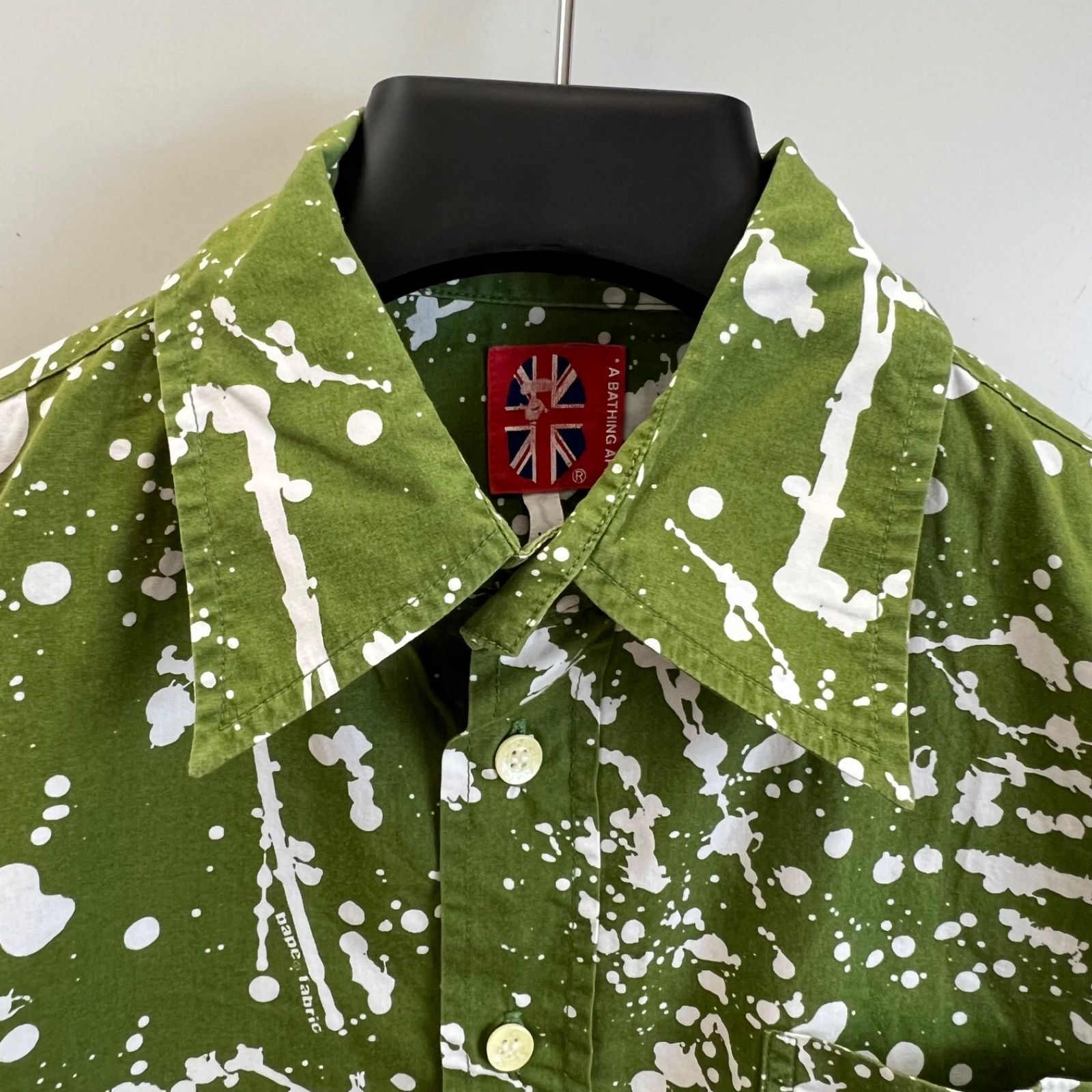 A BATHING APE 00s archive SPLASH S/S shirts XS アベイシングエイプ