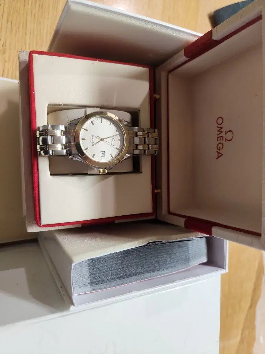 オメガ シーマスター 120 18k 金 コンビ クオーツ 時計 ROLEX OMEGA カルティエ