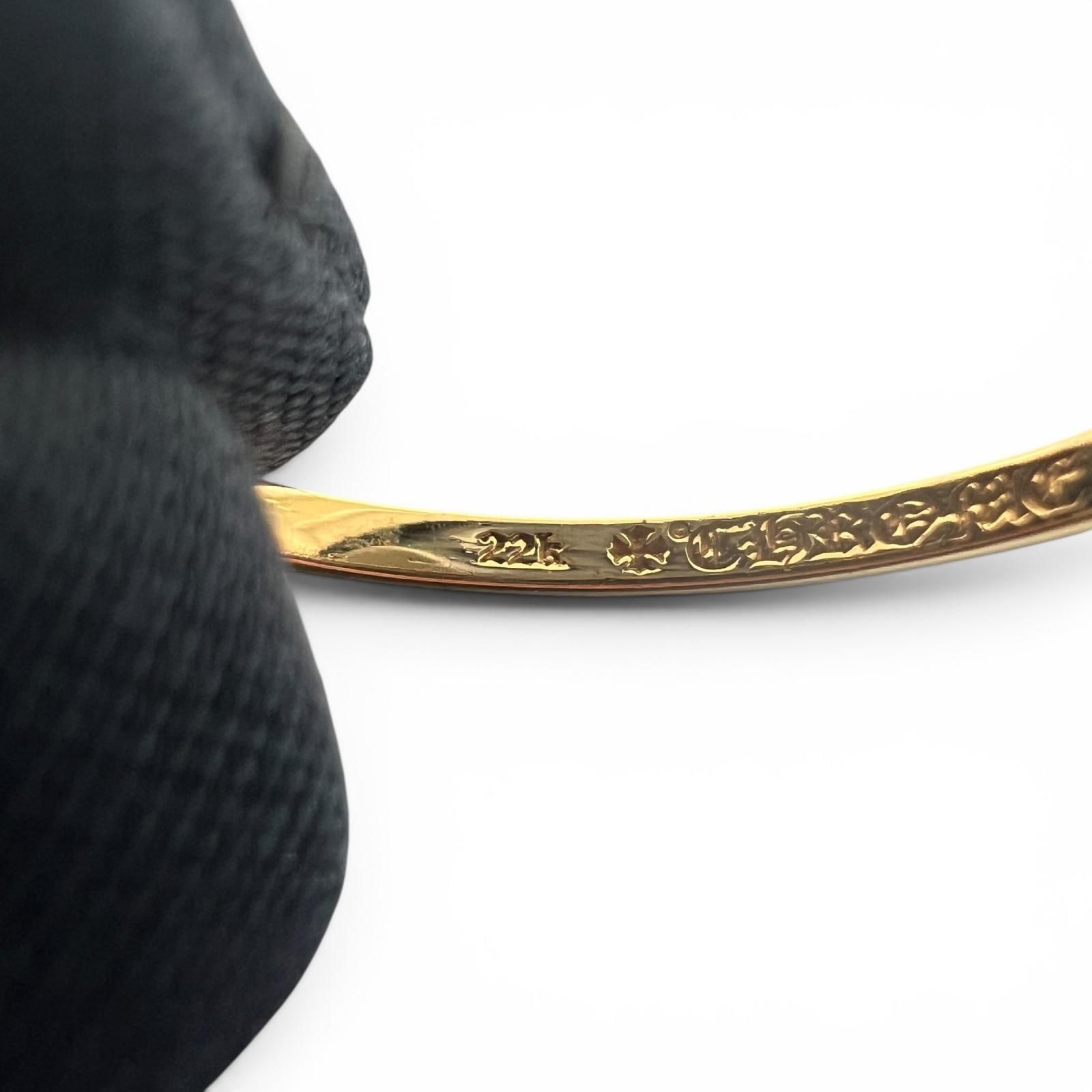 CHROME HEARTS 極美品 クロムハーツ BBBLGM WEDDING RING バブルガム