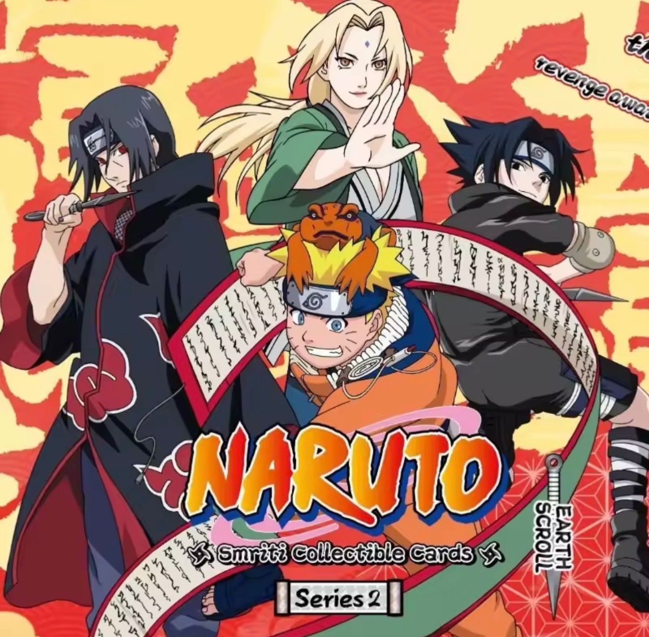 KAYOU NARUTO Earth Scroll-002 ナルトカードBOX英語版シュリンク付き