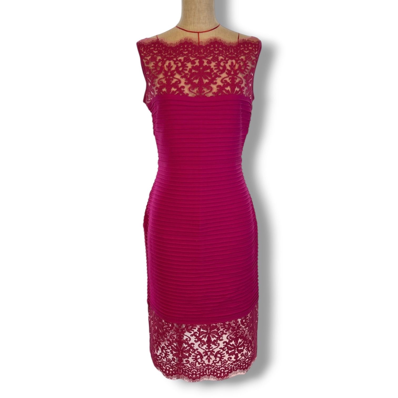 TADASHI SHOJI タダシショージ レース ドレス ノースリーブワンピース